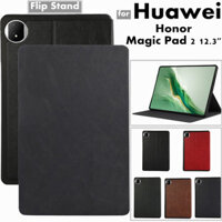Dành Cho Huawei Honor MagicPad Magic Pad 2 Pad2 12.3 Inch 2024 Vỏ Máy Tính Bảng Da PU Flip Case Với Chân Đế Chức Năng Vỏ