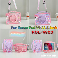 Dành Cho Huawei Honor Pad V9 11.5inch 2024 Ốp điện thoại ROL-W00 Keo Mềm 360 Độ Có Khe Cắm Bút Ốp điện thoại Mềm Cho PadV9 11.5 "ROL-W10