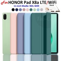 Dành Cho HUAWEI Honor Pad X8a LTE 2024 Thời Trang Silicon Mềm Bao Da Đứng Flip Cover Cho Honor PADX8A WiFi Máy Tính Bảng NDL-W09 11 inch