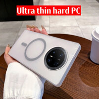 Dành Cho Huawei Honor X9B X9A Pura70 Ultra P50 P60 Mate 30 40 50 60 70 Pro + Ốp Lưng Slim Frosted PC Cứng Trong Suốt Vỏ Từ Tính