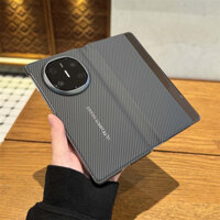 Dành Cho Huawei Mate X6 Ốp Lưng Sợi Carbon Bốt Da Mờ PC Cứng Chống Vân Tay Gấp Lật Vỏ Cov