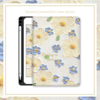 Dành Cho Huawei Matepad Air 11.5 S 2023 Pro 12.6 13.2 Inch Ốp Lưng Có Khe Cắm Bút Meidapad T5 M 5 6 Lite 10.1 10.8 Bao Honor Pad 9 X8A X9 Dành Cho Matepad 10.4 T10 9.7 T10s SE 11 Vỏ
