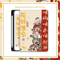Dành Cho Huawei Mediapad M5 Lite 10.1 Honor Pad Magicpad 2 12.3 9 X8A X9 11 2024 Ốp Lưng Có Khe Cắm Bút Huawei Matepad T10 T10s Pro 13.2 12.6 10.8 Air 11.5 S 2023 Se 11 10.4 2022 2020