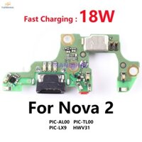 Dành Cho Huawei Nova 2 Cổng Sạc USB Dock Sạc Cắm Kết Nối Ban Phần Thay Thế Cáp Mềm Có Micro Nova2