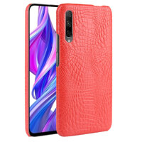 Dành Cho Huawei P Smart Pro (2019) 6.59 Inch Vân Cá Sấu Bao Da PU Lưng Cứng Vỏ Cho Huawei P Smart Pro (2019) 6.59 Inch