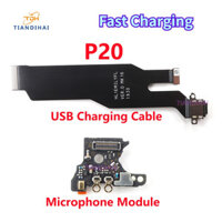 Dành Cho Huawei P20 Kết Nối Micro Mô Đun USB Đế Sạc Cáp Phẳng Ruy Băng Linh Hoạt Dự Phòng