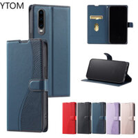 Dành Cho Huawei P20 Pro P30 Lite Nova 3e 4e 7i Y7a Da PU Nổi Lật Bao Từ Ví Điện Thoại Có Khe Cắm Thẻ Giá Đỡ TPU Mềm Ốp Lưng Vỏ Dây Đeo Tay