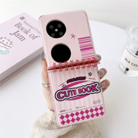 Dành cho Huawei P50 Pocket, Pocket S, P60 Pocket, Pocket S2, Vỏ điện thoại xếp chồng kiểu laptop mới, Vỏ bảo vệ họa tiết sọc da PC +