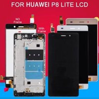 Dành Cho Huawei P8 lite LCD ALE-L04 ALE-L21 TL00 CL00 L02 UL00 Màn Hình Hiển Thị Bộ Số Hóa Cảm Ứng Bộ Phận Lắp Ráp Có Khung Cho P8 lite