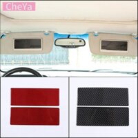 Dành Cho Hummer H3 2005-2009 Ô Tô Trước Gương Trang Trí Bảng Viền Bao Miếng Dán Mềm Sợi Carbon Phụ Kiện Nội Thất