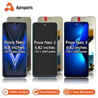 Dành Cho Infinix Tecno Pova Neo / Neo 2 / Neo 3 Màn Hình LCD LE6 LG6n LH6n Bộ Số Hóa Cảm Ứng Bộ Phận Thay Thế