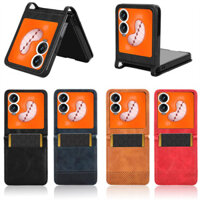 Dành Cho Infinix Zero Flip Vỏ Bảo Vệ Từ Tính Cho Infinix Zero Flip X6962 Ví Điện Thoại Di Động full Da case