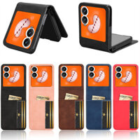 Dành Cho Infinix Zero Flip Flip Loại Ốp Lưng Điện Thoại Infinix Zero Flip X6962 Da Nhiều Khe Cắm Thẻ Điện Thoại Di Động Ví
