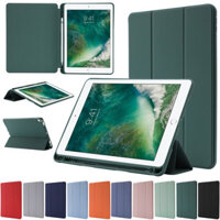 Dành Cho iPad Air 1 2 3 4 9.7 "2017 / 2018 Pro 11" 13 "12.9 Gen 5 6 7 8 9 10 2021 2022 2024 Vỏ Thông Minh Da Flip Stand Cover w / Khe Cắm Bút