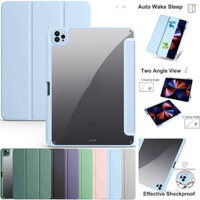 Dành Cho iPad Air 11 inch (M2) 2024 Air Thế Hệ Thứ 6 Bao Da Chống Sốc Thông Minh Đế Ngủ Lật Folio Bao Có Giá Đỡ Bút Chì