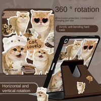 Dành Cho iPad Air 6 Ốp Lưng iPad 10th Gen 360 Xoay Đứng Dành Cho Air 5th 4th 10.9 Pro 11 2nd 3rd 4th iPad 10.2 9th 8th 7th Acrylic