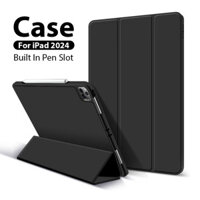 Dành Cho Ipad Case Pro 11 12.9 4th 6th 12 10 9th 10th Thế Hệ Thứ 10 Dành Cho Ipad Air 5 4 3 2 1 Mini 6 10.9 10.2 Bao Phụ Kiện Có Hộp Đựng Bút Chì Vỏ Bảo Vệ