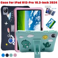 Dành Cho iPad H13-Pro 10.3-inch 2024 Vỏ Bảo Vệ Máy Tính Bảng Hoạt Hình Dễ Thương Thời Trang Cho iPad H13-Pro 10.3 "Chất Lượng Cao Silicon Siêu Mềm Chống Rơi Đứng
