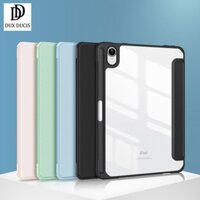 Dành Cho iPad Mini 6, Mini 7 A17 Pro 2024 Ốp Lưng Dux Ducis Gấp Da PU Flip Stand Vỏ Máy Tính Bảng Có Bút Đựng