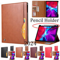 Dành Cho iPad Pro 11 "13" M4 2024 Ốp Lưng Ví Da Chống Sốc Flip Smart Sleep Cover