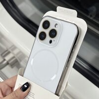 Dành cho IPhone 11 12 13 14 15 16 pro max plus ip 15prm mạ thẩm mỹ sang trọng nano mờ sạc từ tính