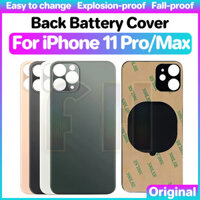 Dành Cho IPhone 11 pro max Mặt Sau Pin Vỏ Kính Vỏ Cửa Kính Mặt Sau Pin Ốp điện thoại camera Ống Kính Kính Kính