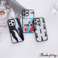 Dành Cho iPhone 14 15 Pro Max Ốp điện thoại Từ Tính Chú Chó Dễ Thương Cho iPhone 13 12 Pro Max Cứng PC Ốp điện thoại iPhone 12 / 12 Pro Chống Sốc Cho iPhone 11 Vỏ Đá Cẩm Thạch