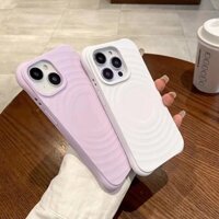 Dành Cho iPhone 15 14 13 12 11 Pro Max Chất Lượng Sang Trọng Sóng Từ Silicon Ốp Lưng Điện Thoại Matte Full Chống Sốc