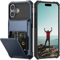 Dành Cho iPhone 16 15 14 Plus 13 12 Mini 11 Pro Max XR X / XS Max 7 8 Plus SE2 SE3 Ốp Lưng Có Hộp Đựng Thẻ Ẩn [Store 5 Thẻ] Ốp Ví Chống Sốc Hạng Nặng Hai Lớp Dành Cho Nam & Phụ Nữ