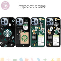 Dành Cho iPhone 16 16 16pro 16promax 15 15pro 15promax 14 Pro Max 13 Pro Max Niche ins Starbucks Bear Mirror TPU + PC Case Cho iPhone 12 11 XR Ốp Điện Thoại Chống Rơi Chất Lượng Cao