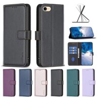 Dành Cho iPhone 16e Ốp Lưng Ví Da Flip Case Cho iPhone 14 15 16 Pro Max 14 15 16 Plus SE2 SE3 Ốp Lưng Khe Cắm Thẻ Vỏ Điện Thoại