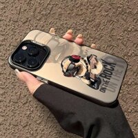 Dành Cho iphone x XR xsmax 11 pro 12 plus 13 promax 14 15 7 8 pro max plus Ốp Điện Thoại iphone 14 promax Phim Hoạt Hình Vui Chó xsmax Màu Bạc XR