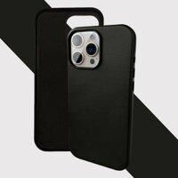 Dành cho iPhone16 15 14 12 13 11 XS 7 8 SE 『 Vỏ cứng điện thoại từ tính bằng da mới 』 hỗ trợ sạc không dây, nút mạ điện, chống sốc vân tay, chống trầy xước, vỏ bảo vệ