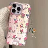 Dành cho iphone16ProMax vỏ 5E19 imd nơ hoa hồng bao gồm tất cả iPhone15ProMax iPhone14ProMax