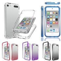 Dành cho ipod Touch 7 Touch 6 Touch 5th Full Body Hybrid Chắc Chắn Chống Sốc Gradient Trong Suốt Ốp điện thoại