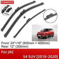 Dành Cho JAC S4 SUV 2018-2020 24 "+ 16" + 12 "Phía Trước Phía Sau Lưỡi Lau Bàn Chải Cắt Phụ Kiện 2018 2019 2020