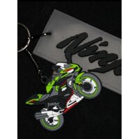 Dành Cho Kawasaki Ninja400 400rr Xe Máy Mặt Dây Chuyền Móc Khóa Dây Treo Xe Máy Móc Khóa Cao Su Mềm DIY