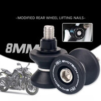 Dành Cho KAWASAKI Z1000 NINJA1000SX ZH2 H2R NINJA650 Phụ Kiện Xe Máy M8 Tay Xoay Thanh Trượt Ống Lót Paddock Đứng Bobbins