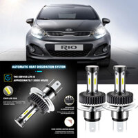 Dành CHO KIA RIO IV (YB, SC, FB) 2017-2023 (Đèn Pha) - Bright 6000K LD T12 BỘ Đèn Pha LED TRẮNG Bóng Đèn Pha Chùm Thấp Cao