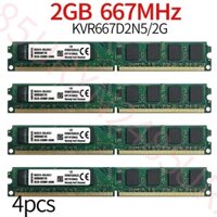 Dành Cho Kingston 8GB Bộ 4x 2GB PC2-5300U DDR2 667Mhz Bộ Nhớ Để Bàn Cho Dell XPS 410