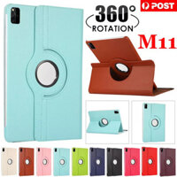 Dành Cho Lenovo Tab M11 TB330FU / Xiaoxin Pad 2024 TB331FC 11 "Flip Stand Case Da Xoay 360 Vỏ Chống Sốc