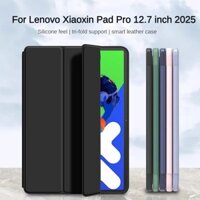 Dành Cho Lenovo Xiaoxin Pad Pro 12.7 inch 2025 Ốp điện thoại TB375FC TB373FU Trifold Da PU Mềm Lưng Đứng Máy Tính Bảng