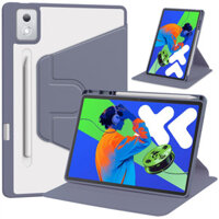 Dành Cho Lenovo Xiaoxin Pad Pro 12.7 Inch 2025 Ốp Lưng Lenovo Tab P12 12.7 TB-373FU TB-375FC Xoay Thông Minh Có Hộp Đựng Bút Chì