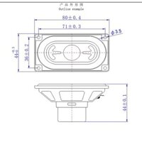 Dành cho loa trầm hình chữ nhật jbl Flip5 / Flip6 nam châm neodymium toàn dải phiên bản TL