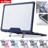 Dành Cho MacBook Air (M3) 13,6 "15,3" A3113 A3114 2024 Laptop Flip Stand Case Cứng PC Bảo Vệ Vỏ Cứng Trong Suốt Matte Skin Cover