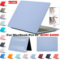 Dành Cho MacBook Pro 15 "A1707 A1990 (2018 / 2019) (2017 / 2016) PC Chống Sốc Mỏng Cứng Laptop Trong Suốt