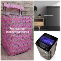 ̣(Dành cho Máy Samsung Cửa Trên từ 8.5kg đến 22kg ) Áo Trùm Máy Giặt Vải Dù Xịn Chống Nước,Bụi,Nắng mưa