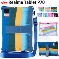 Dành Cho Máy Tính Bảng Realme Pad P70 12 Inch Android 12.0 (Chiều Dài * Chiều Rộng: 25cm * 16cm | 9.8in * 6.3in) Vỏ bảo vệ chống sốc Rainbow Soft Silicone Vỏ chống sốc Dây đeo & Stylu