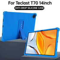 Dành cho máy tính bảng Teclast T70 Vỏ bảo vệ 14 inch Silicon mềm chống sốc Giá đỡ có thể điều chỉnh Vỏ chính xác