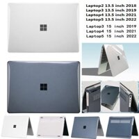 Dành Cho Microsoft Surface Laptop 2 3 4 5 13,5 inch 15 inch Go 2 3 Vỏ PC Cứng Pha Lê